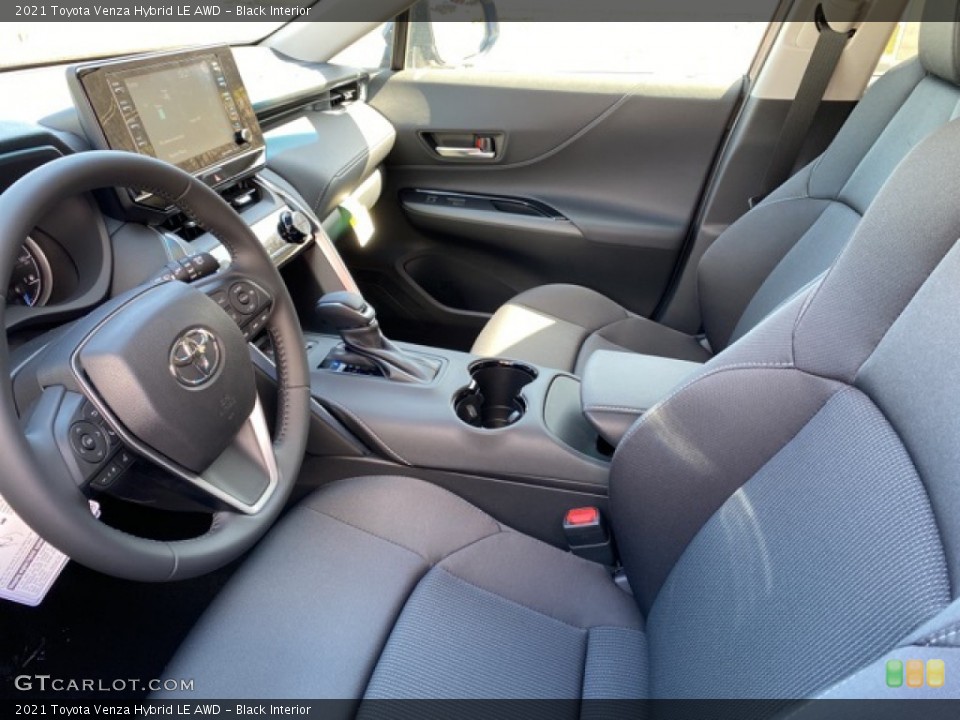 Black Interior Photo for the 2021 Toyota Venza Hybrid LE AWD #141458739