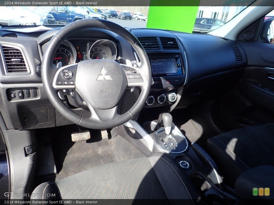 Black Interior Front Seat for the 2014 Mitsubishi Outlander Sport SE AWD #141460076