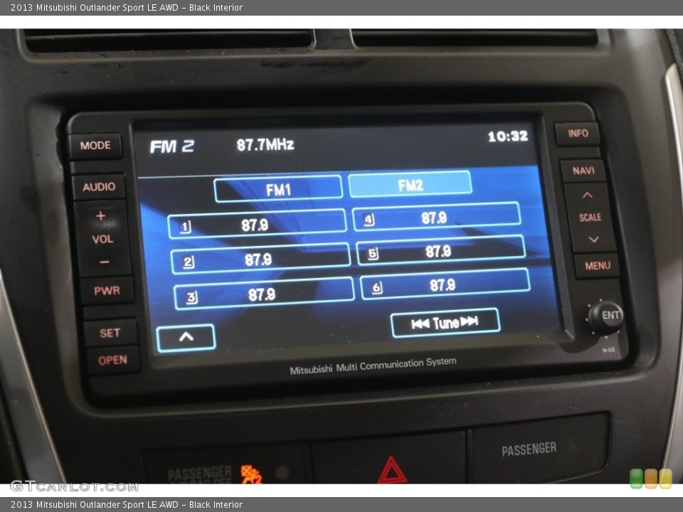 Black Interior Audio System for the 2013 Mitsubishi Outlander Sport LE AWD #141460640