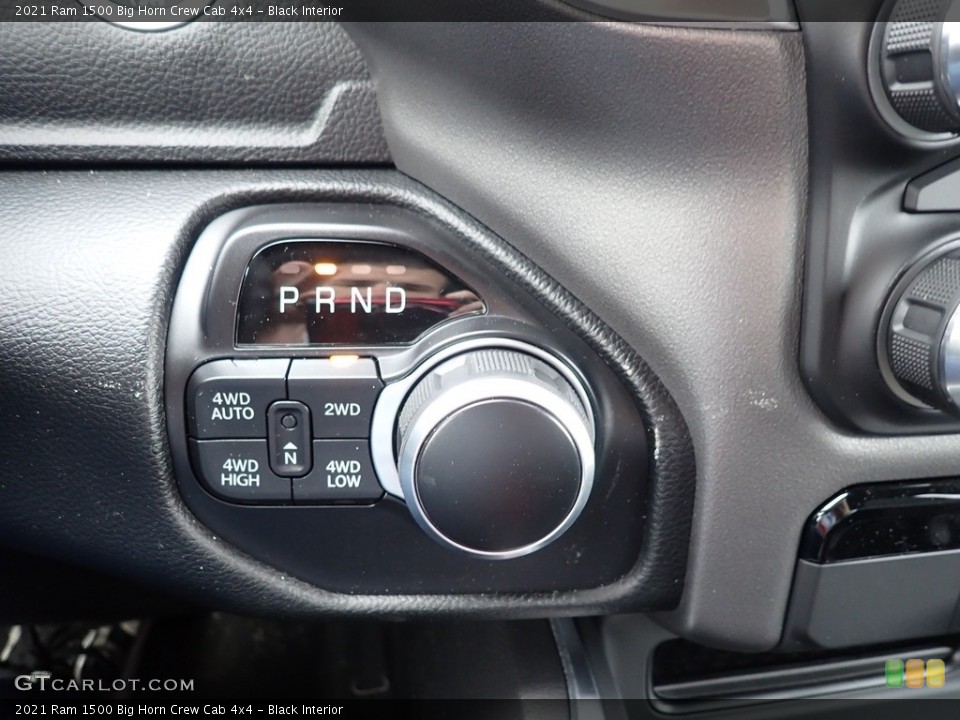 Black Interior Transmission for the 2021 Ram 1500 Big Horn Crew Cab 4x4 #141464177
