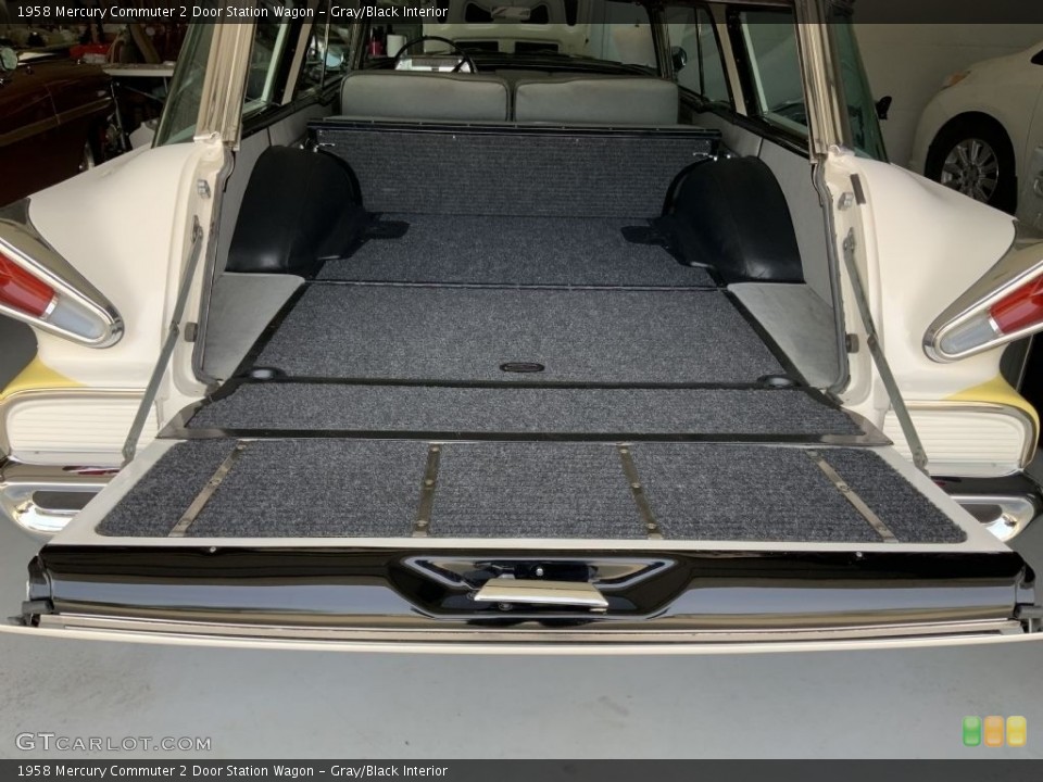 Gray/Black Interior Trunk for the 1958 Mercury Commuter 2 Door Station Wagon #141465482