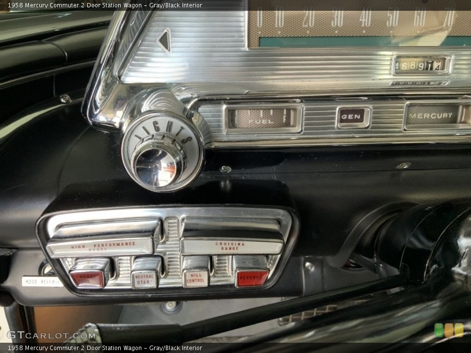 Gray/Black Interior Transmission for the 1958 Mercury Commuter 2 Door Station Wagon #141465632