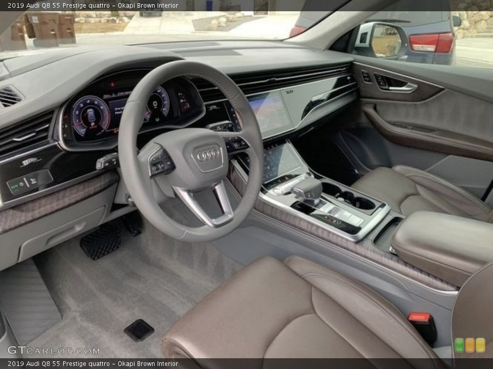 Okapi Brown Interior Photo for the 2019 Audi Q8 55 Prestige quattro #141465953