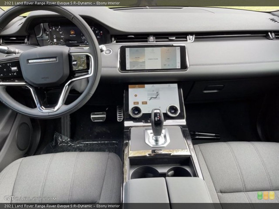 Ebony Interior Dashboard for the 2021 Land Rover Range Rover Evoque S R-Dynamic #141466229