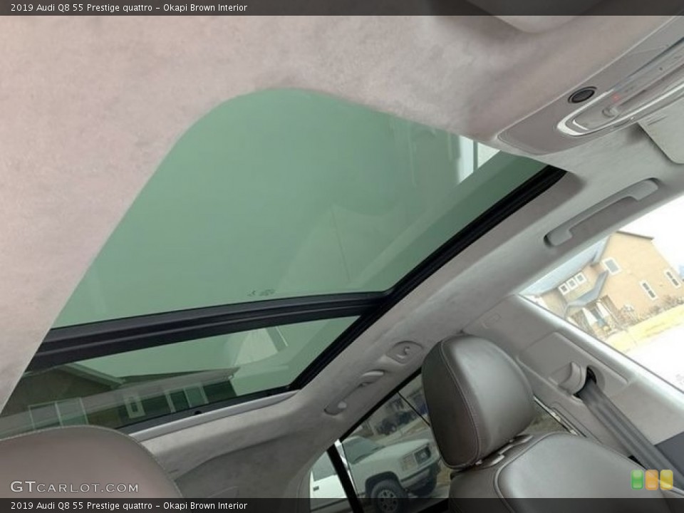 Okapi Brown Interior Sunroof for the 2019 Audi Q8 55 Prestige quattro #141466317