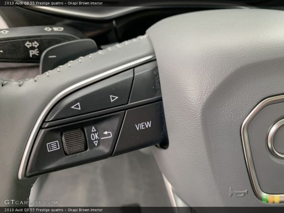 Okapi Brown Interior Steering Wheel for the 2019 Audi Q8 55 Prestige quattro #141466352