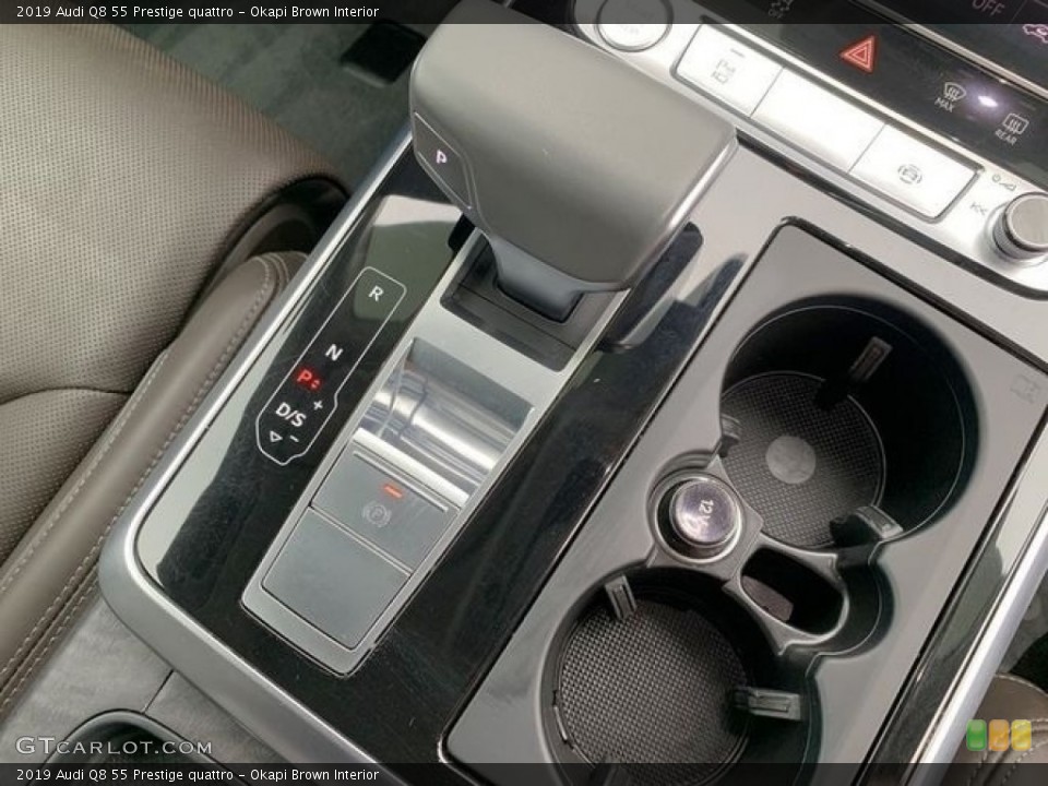 Okapi Brown Interior Transmission for the 2019 Audi Q8 55 Prestige quattro #141466487