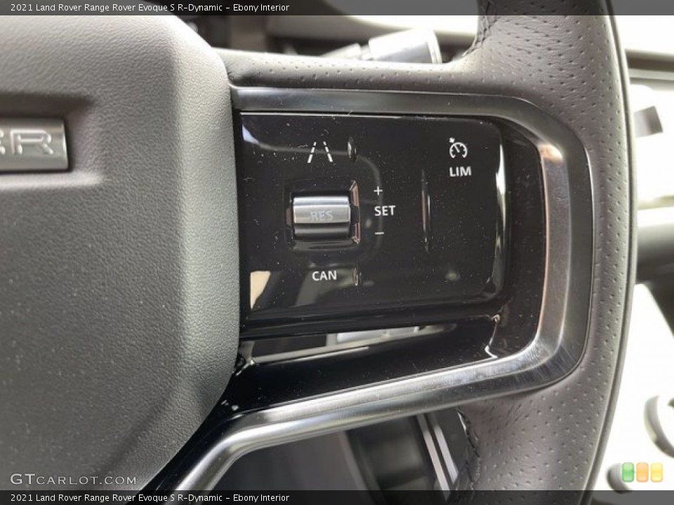 Ebony Interior Steering Wheel for the 2021 Land Rover Range Rover Evoque S R-Dynamic #141466490