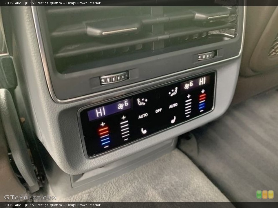 Okapi Brown Interior Controls for the 2019 Audi Q8 55 Prestige quattro #141466511