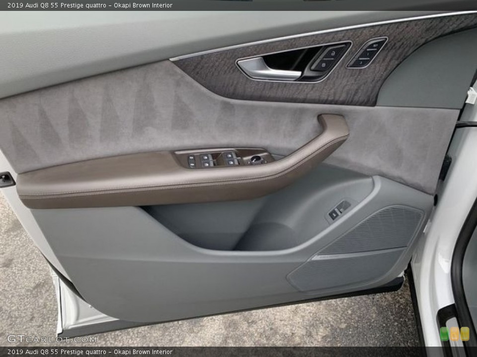 Okapi Brown Interior Door Panel for the 2019 Audi Q8 55 Prestige quattro #141466559
