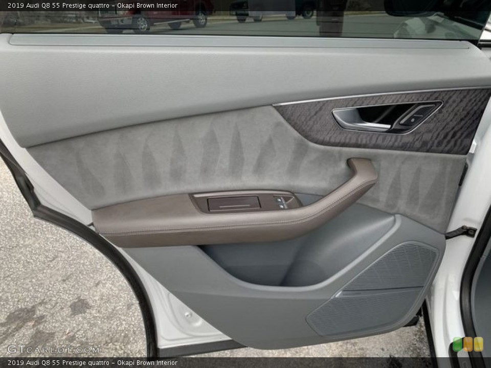 Okapi Brown Interior Door Panel for the 2019 Audi Q8 55 Prestige quattro #141466610