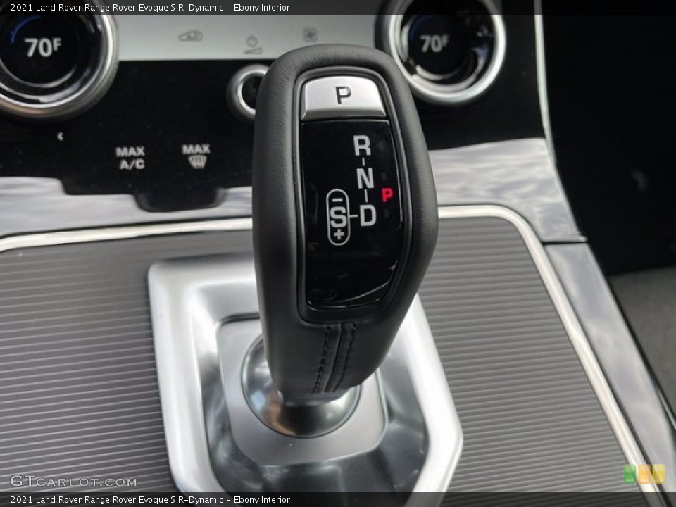 Ebony Interior Transmission for the 2021 Land Rover Range Rover Evoque S R-Dynamic #141466700