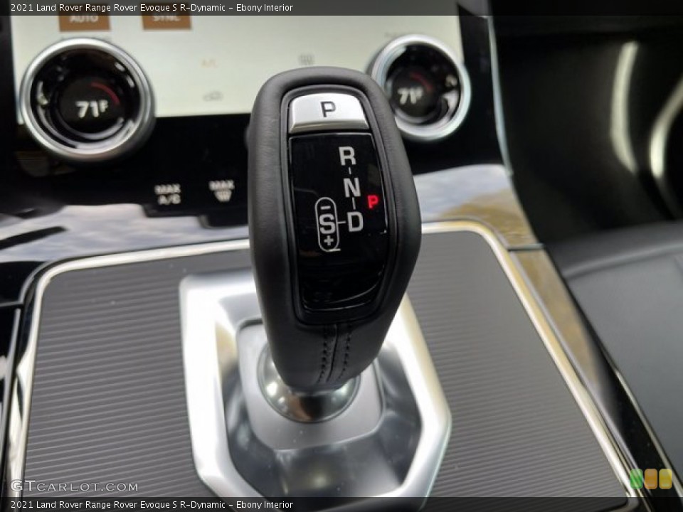 Ebony Interior Transmission for the 2021 Land Rover Range Rover Evoque S R-Dynamic #141467297