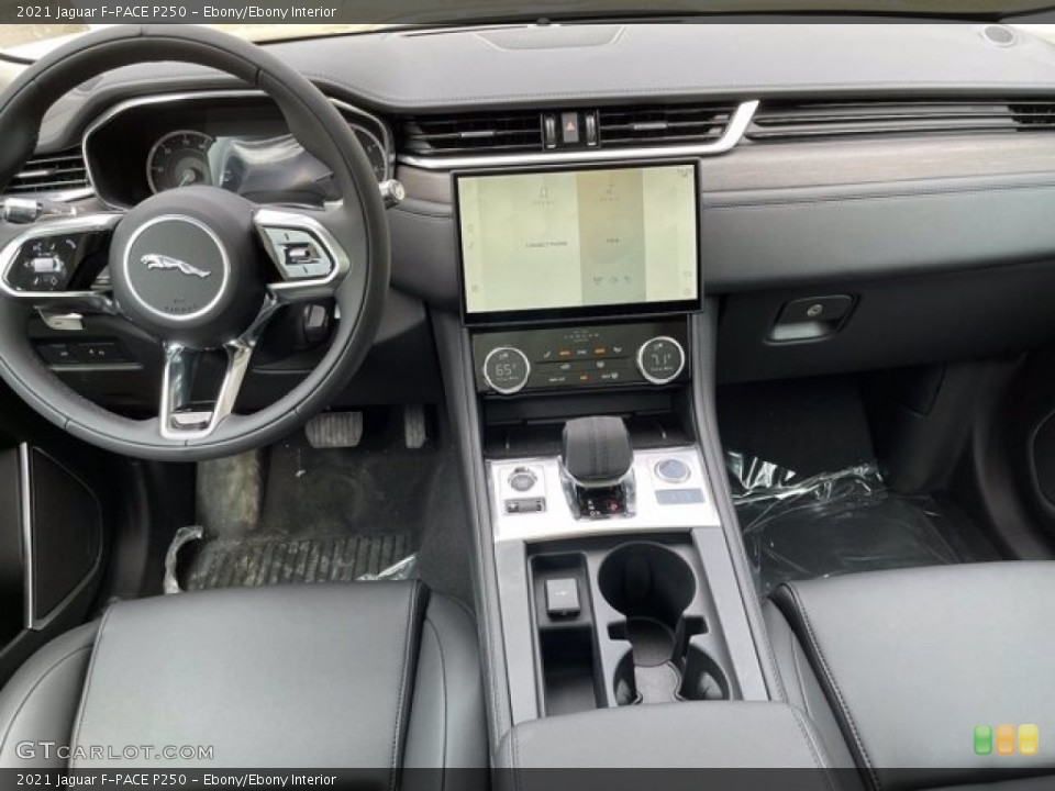 Ebony/Ebony Interior Dashboard for the 2021 Jaguar F-PACE P250 #141467503