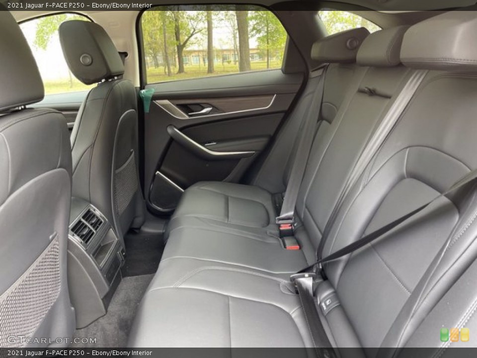 Ebony/Ebony Interior Rear Seat for the 2021 Jaguar F-PACE P250 #141467524