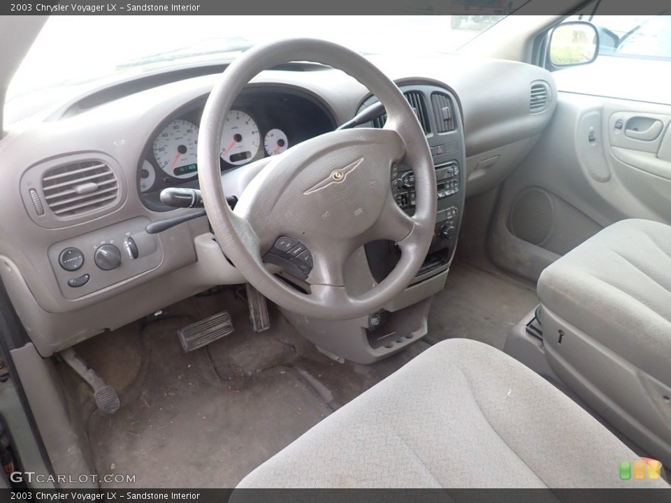 Sandstone Interior Front Seat for the 2003 Chrysler Voyager LX #141468164
