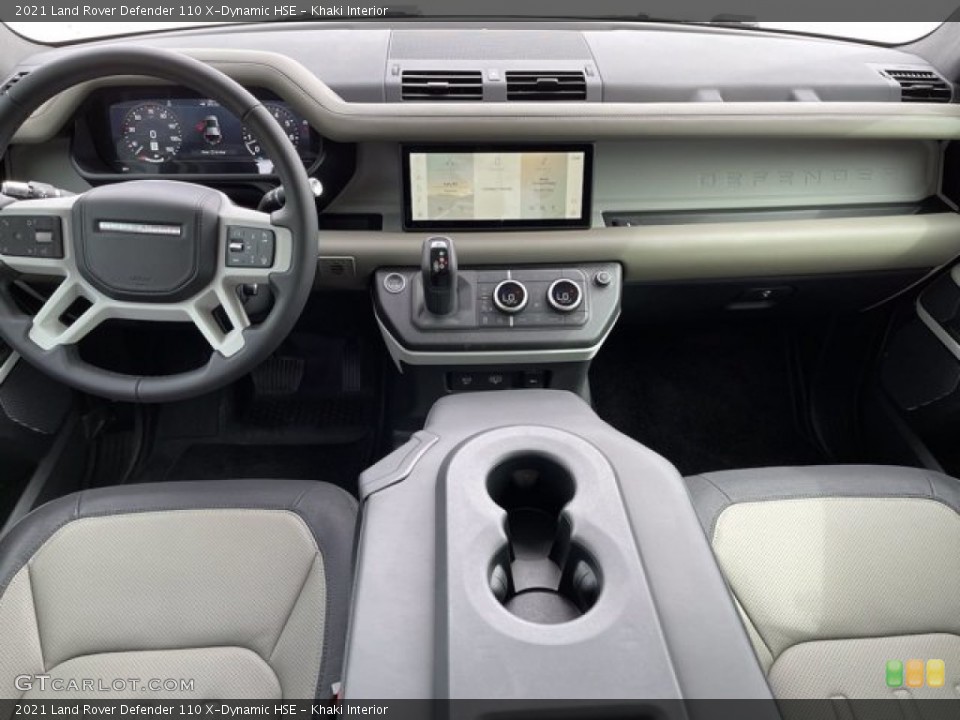 Khaki Interior Dashboard for the 2021 Land Rover Defender 110 X-Dynamic HSE #141468980