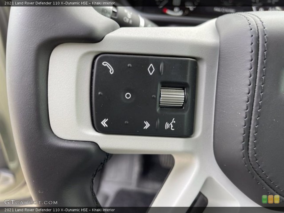 Khaki Interior Steering Wheel for the 2021 Land Rover Defender 110 X-Dynamic HSE #141469272
