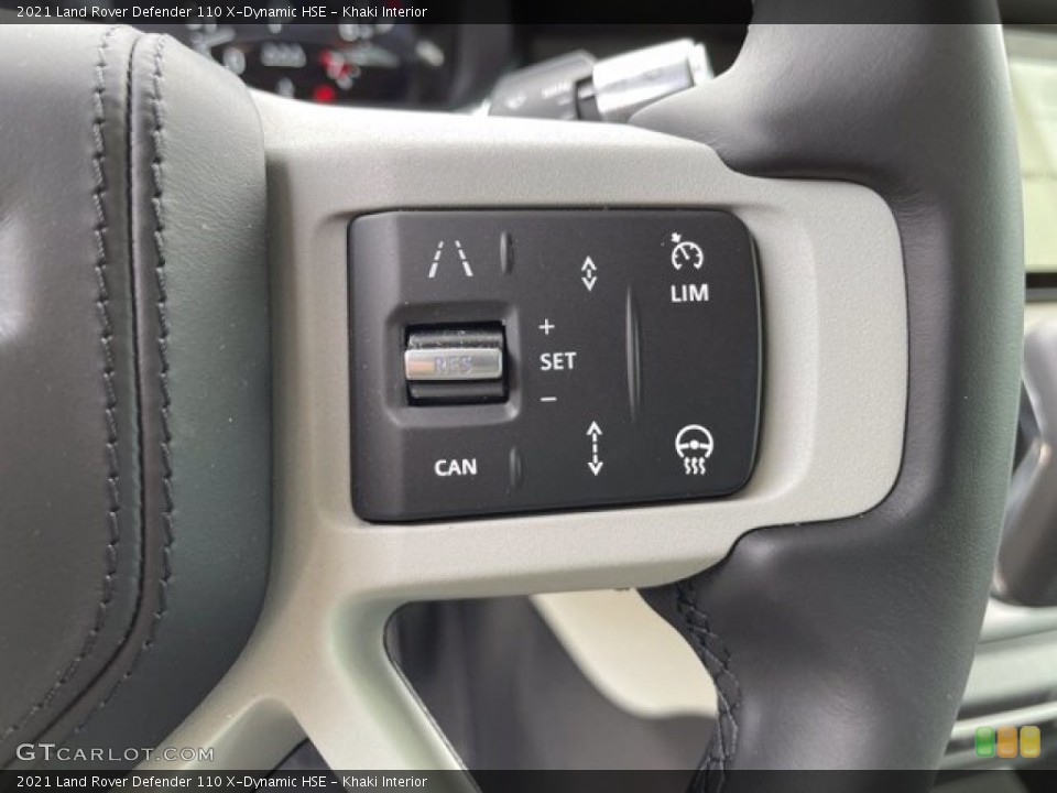 Khaki Interior Steering Wheel for the 2021 Land Rover Defender 110 X-Dynamic HSE #141469293