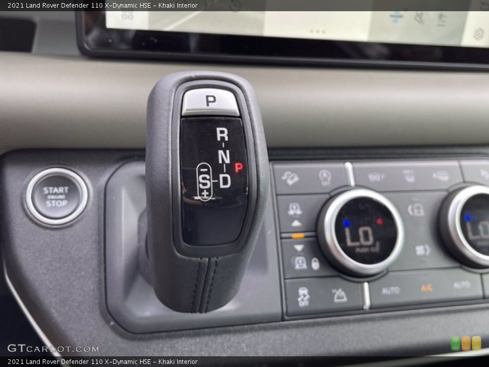 Khaki Interior Transmission for the 2021 Land Rover Defender 110 X-Dynamic HSE #141469502