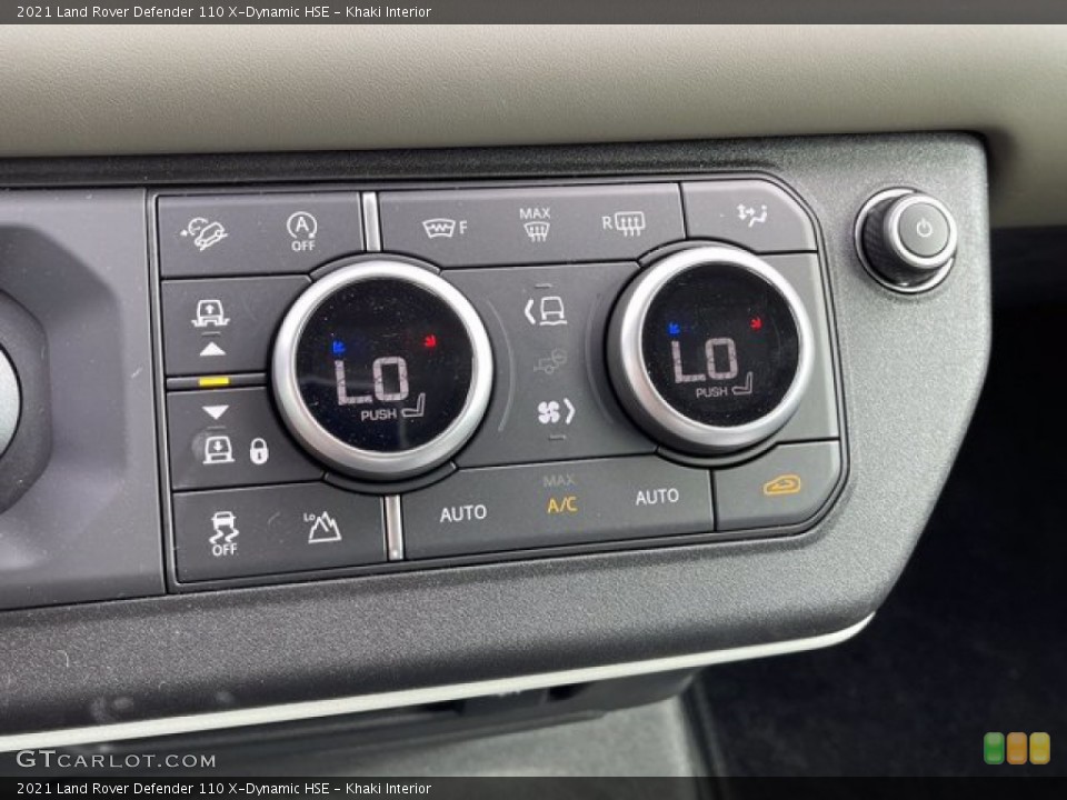 Khaki Interior Controls for the 2021 Land Rover Defender 110 X-Dynamic HSE #141469529
