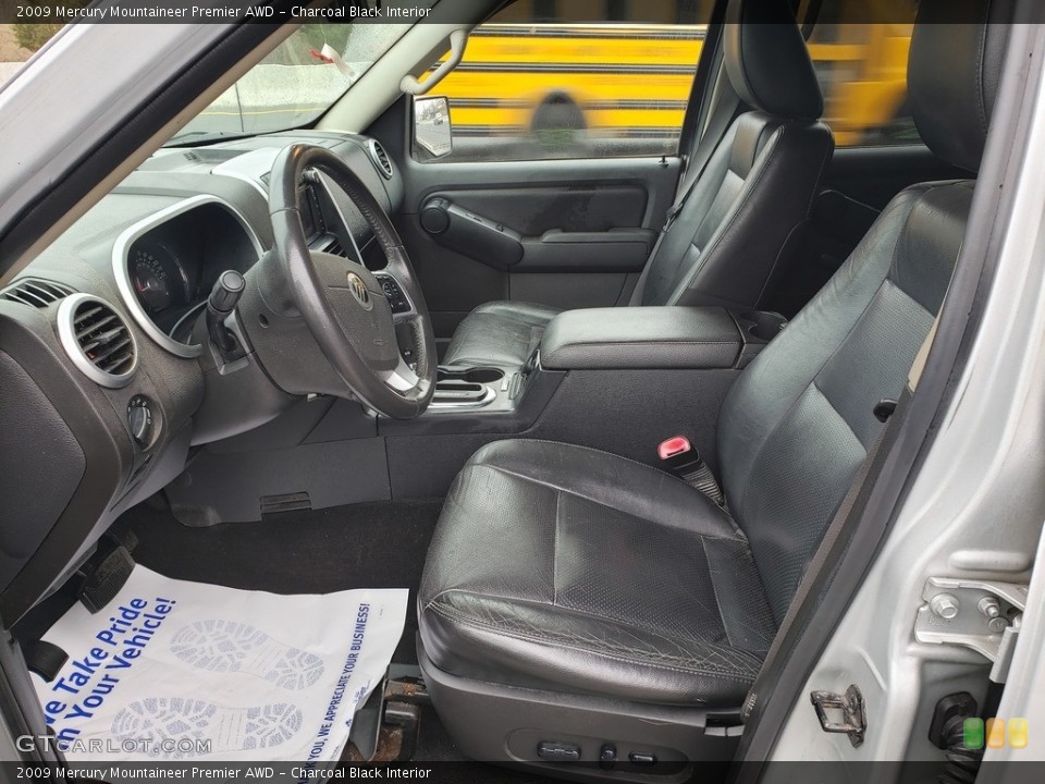 Charcoal Black Interior Front Seat for the 2009 Mercury Mountaineer Premier AWD #141477890