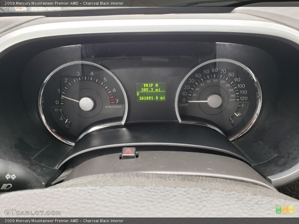 Charcoal Black Interior Gauges for the 2009 Mercury Mountaineer Premier AWD #141478025