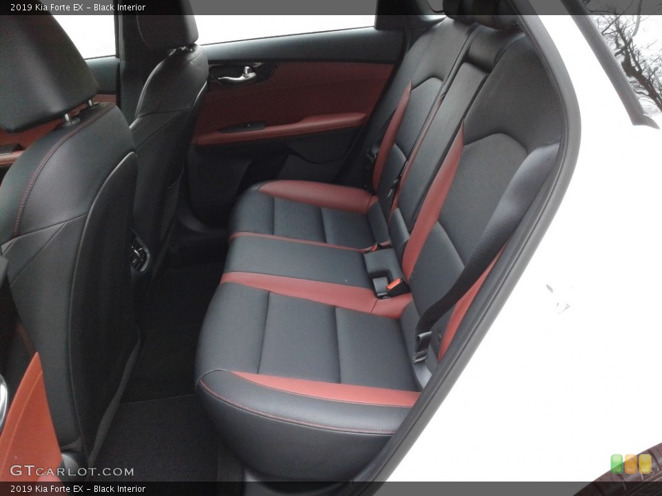 Black Interior Rear Seat for the 2019 Kia Forte EX #141478040