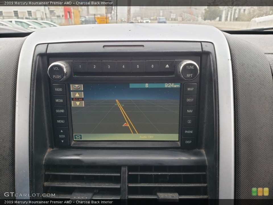 Charcoal Black Interior Navigation for the 2009 Mercury Mountaineer Premier AWD #141478097