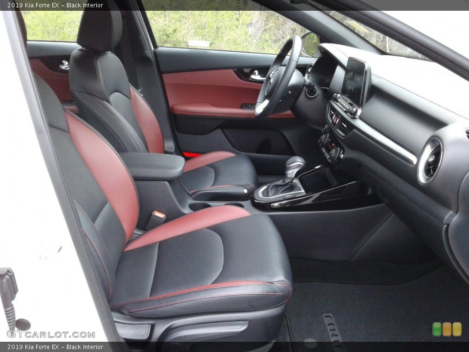 Black 2019 Kia Forte Interiors