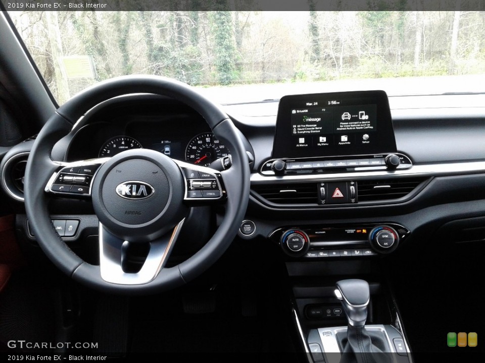Black Interior Dashboard for the 2019 Kia Forte EX #141478142
