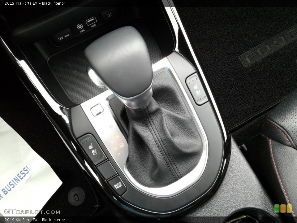 Black Interior Transmission for the 2019 Kia Forte EX #141478331