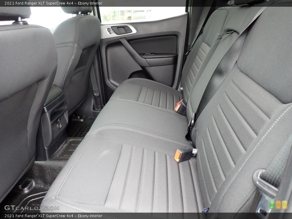 Ebony Interior Rear Seat for the 2021 Ford Ranger XLT SuperCrew 4x4 #141478655