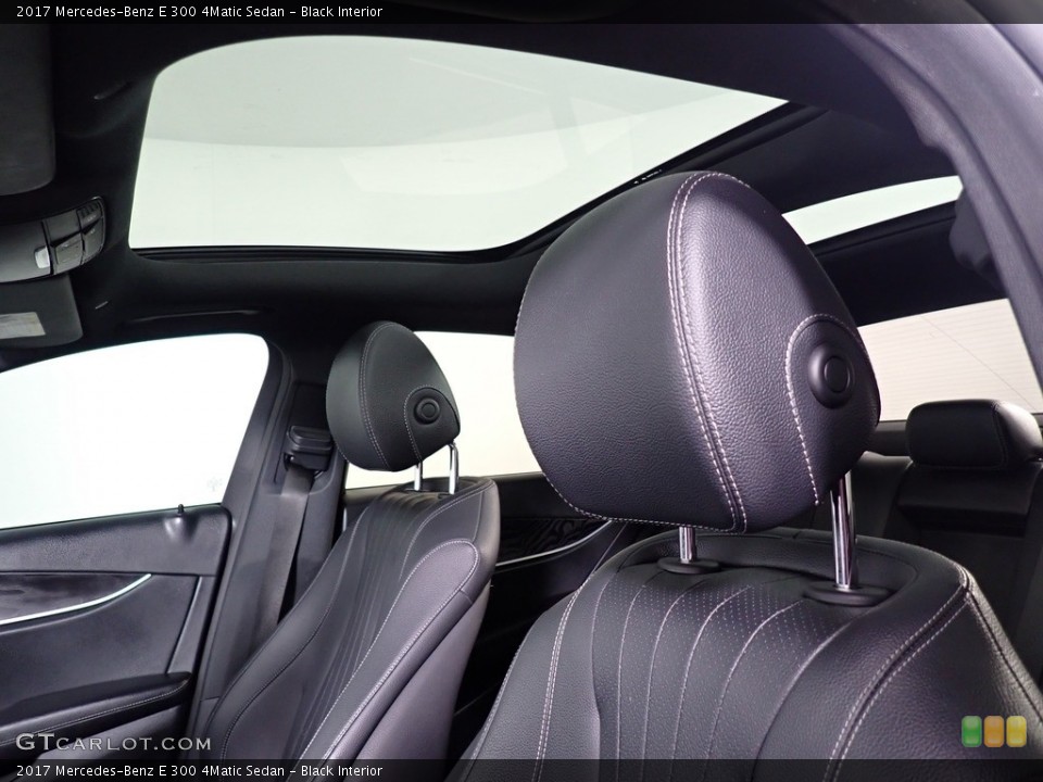 Black Interior Sunroof for the 2017 Mercedes-Benz E 300 4Matic Sedan #141480062