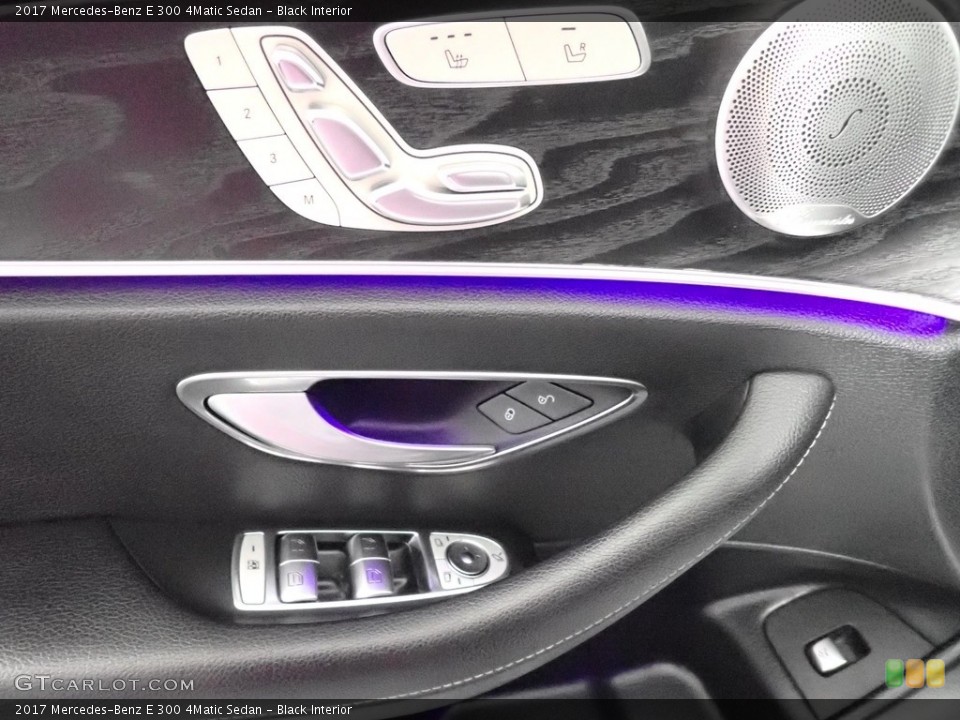 Black Interior Controls for the 2017 Mercedes-Benz E 300 4Matic Sedan #141480500