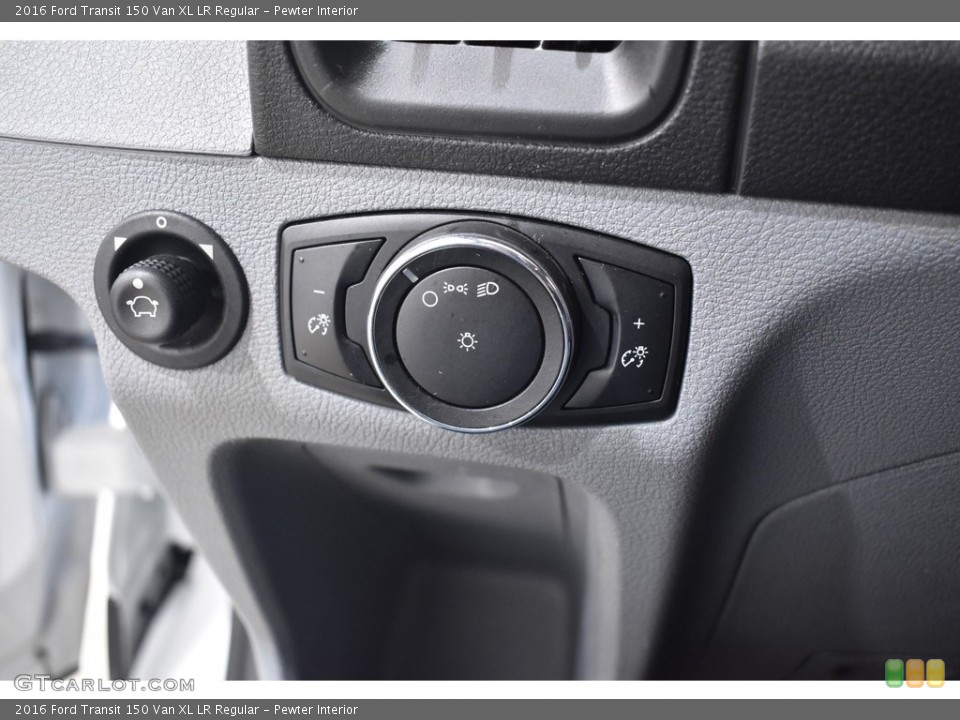 Pewter Interior Controls for the 2016 Ford Transit 150 Van XL LR Regular #141480608