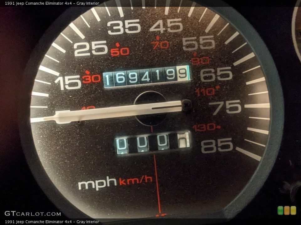 Gray Interior Gauges for the 1991 Jeep Comanche Eliminator 4x4 #141481154