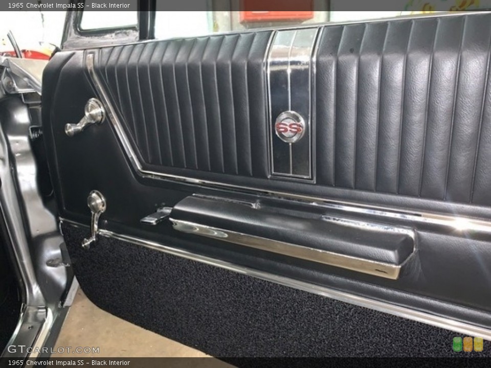 Black Interior Door Panel for the 1965 Chevrolet Impala SS #141481636