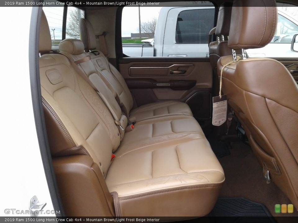 Mountain Brown/Light Frost Beige Interior Rear Seat for the 2019 Ram 1500 Long Horn Crew Cab 4x4 #141482150