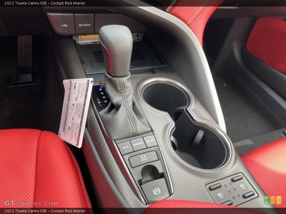 Cockpit Red Interior Transmission for the 2021 Toyota Camry XSE #141487040