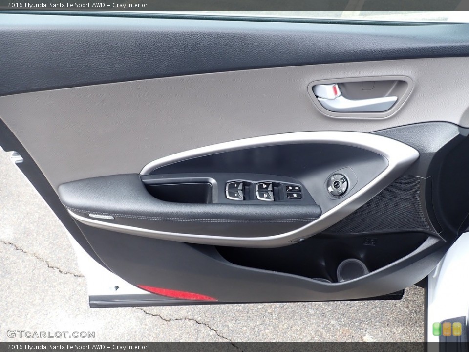 Gray Interior Door Panel for the 2016 Hyundai Santa Fe Sport AWD #141487561