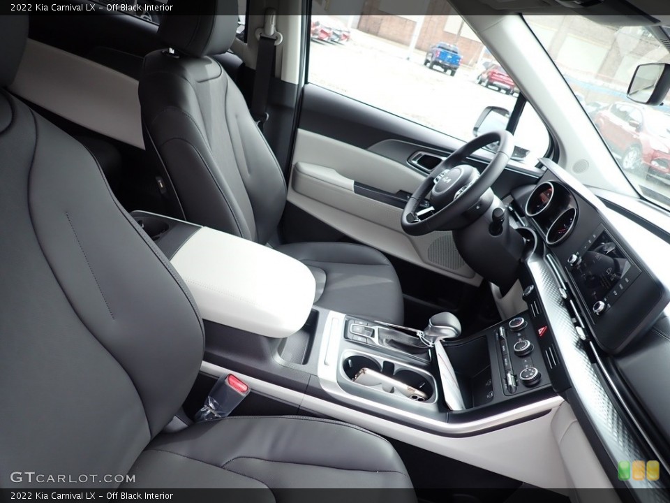 Off Black Interior Front Seat for the 2022 Kia Carnival LX #141487979