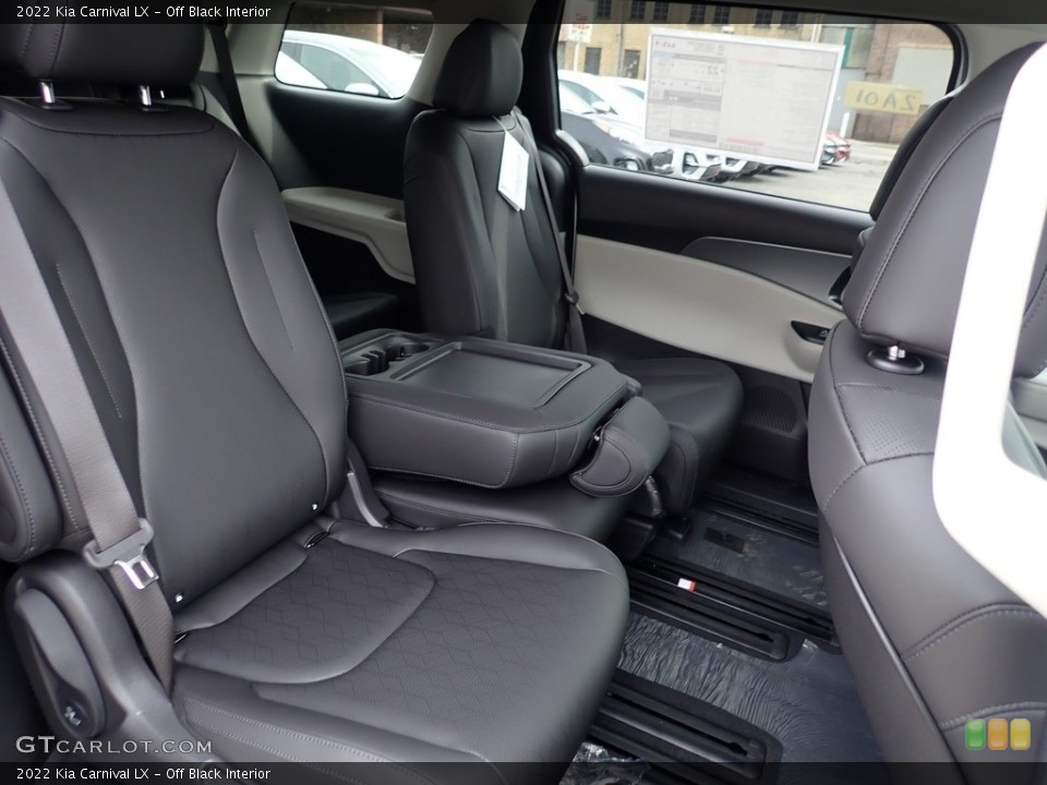 Off Black Interior Rear Seat for the 2022 Kia Carnival LX #141488003