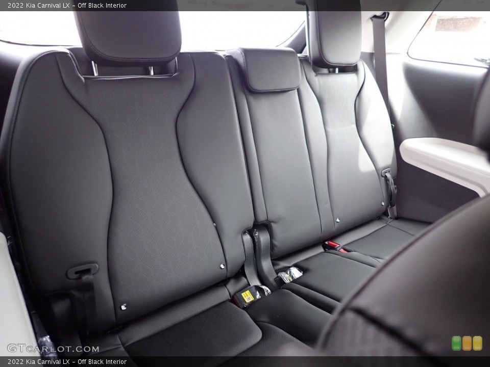 Off Black Interior Rear Seat for the 2022 Kia Carnival LX #141488027