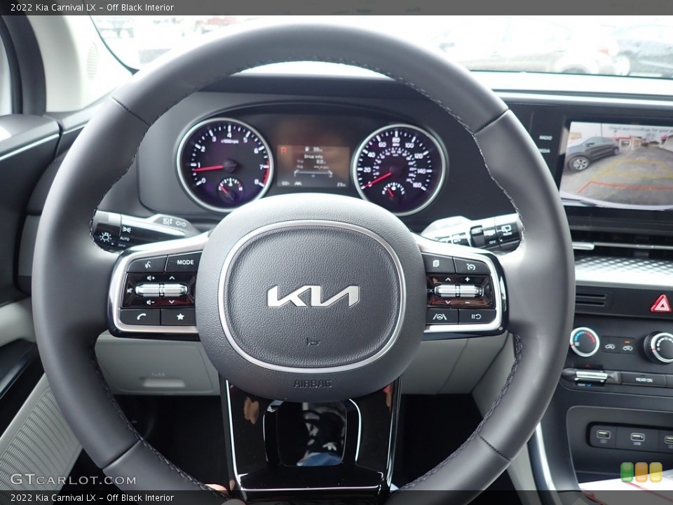 Off Black Interior Steering Wheel for the 2022 Kia Carnival LX #141488165