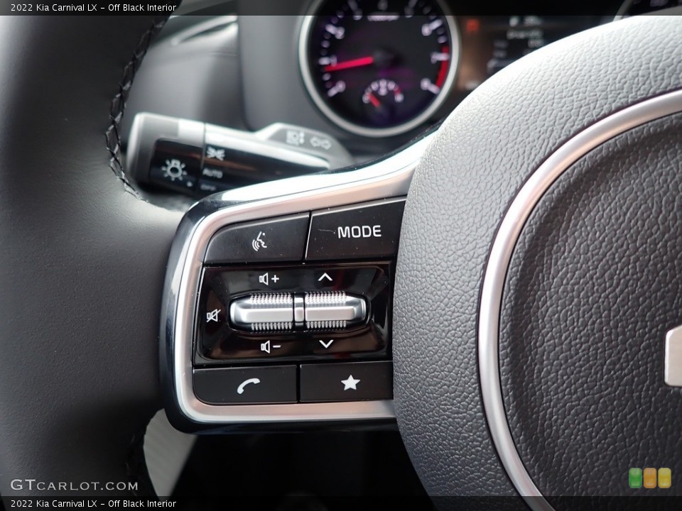 Off Black Interior Steering Wheel for the 2022 Kia Carnival LX #141488252