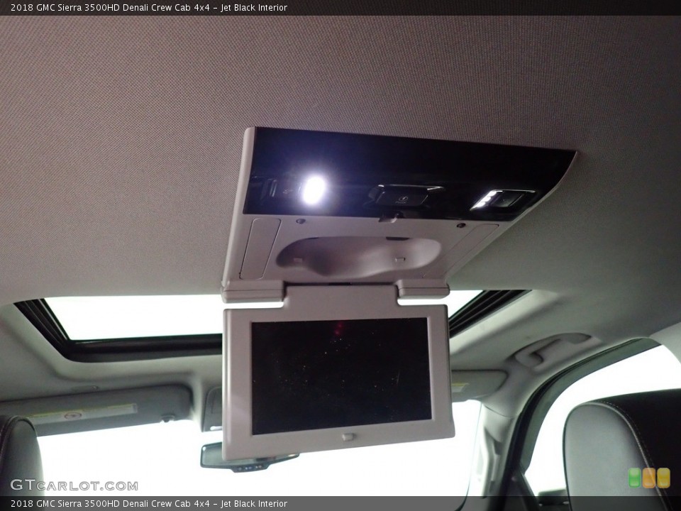 Jet Black Interior Entertainment System for the 2018 GMC Sierra 3500HD Denali Crew Cab 4x4 #141490635