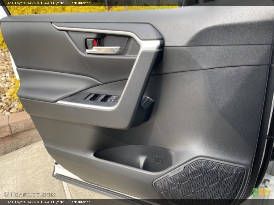 Black Interior Door Panel for the 2021 Toyota RAV4 XLE AWD Hybrid #141490799