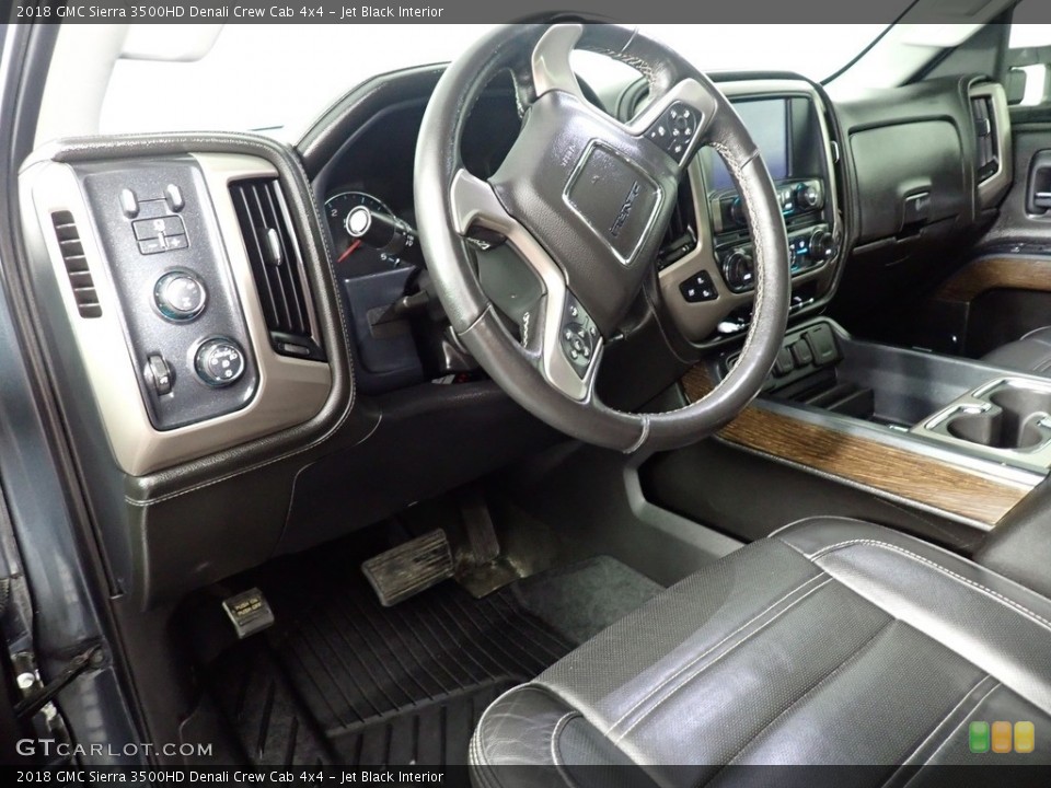 Jet Black Interior Front Seat for the 2018 GMC Sierra 3500HD Denali Crew Cab 4x4 #141491120