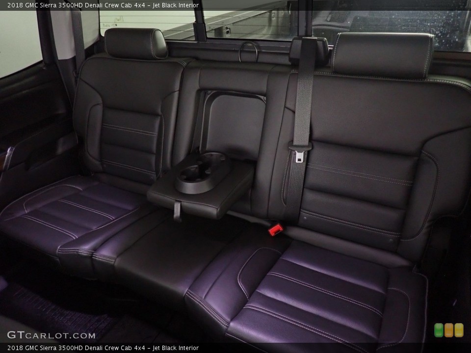Jet Black Interior Rear Seat for the 2018 GMC Sierra 3500HD Denali Crew Cab 4x4 #141491144